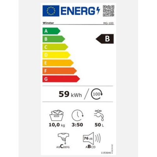 ΗΠΡ ΕΛΕΥΘ 60CM WINSTAR MG-100 10KG B 1400RPM BLDC ΜΕ ΑΤΜΟ